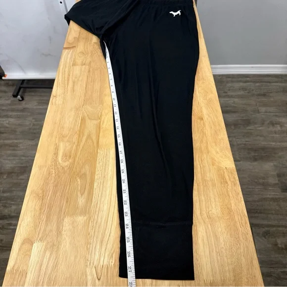 Victoria’s Secret Pink Black Super Soft Pajama Pants Elastic Waist Size L - Picture 7 of 7